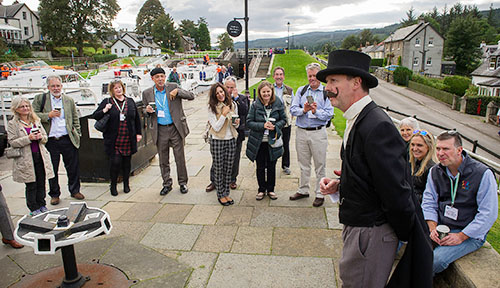 WCC delegates step back into history to hear engineer Thomas Telford (or was it William Jessop?) explain how the Caledonian Canal was designed and built