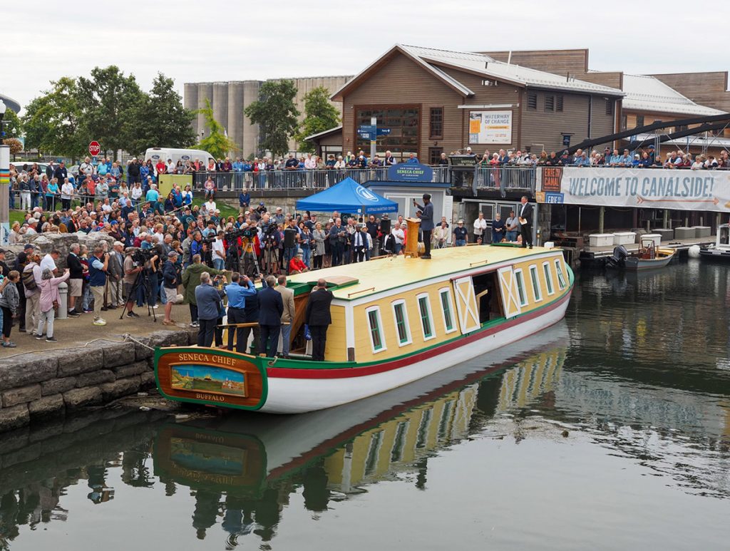 Seneca Chief leaves Buffalo