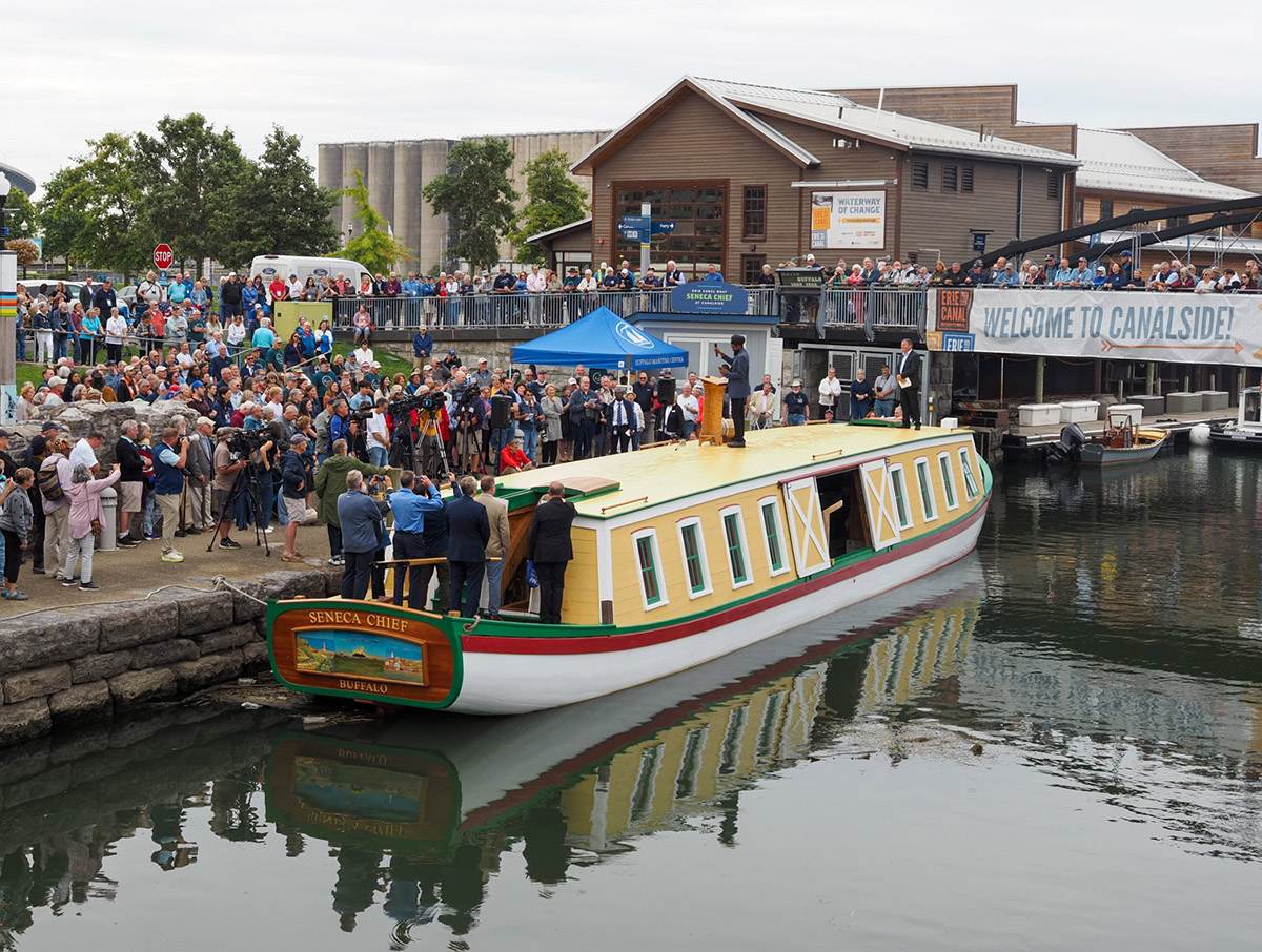 Seneca Chief leaves Buffalo